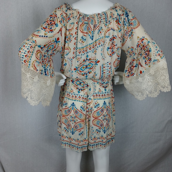 Patrons Of Peace Boho Romper Small - Picture 2 of 4